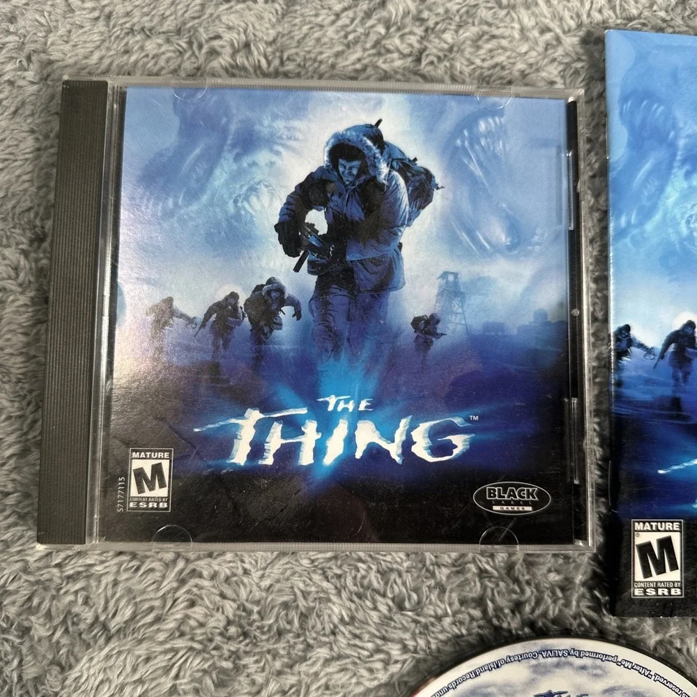 The Thing (2002, PC CD-ROM Game) With Original Manual & Game Disc & Case
